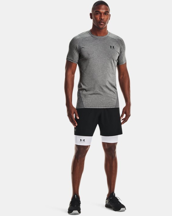 Men's HeatGear® Pocket Long Shorts, White, pdpMainDesktop image number 2